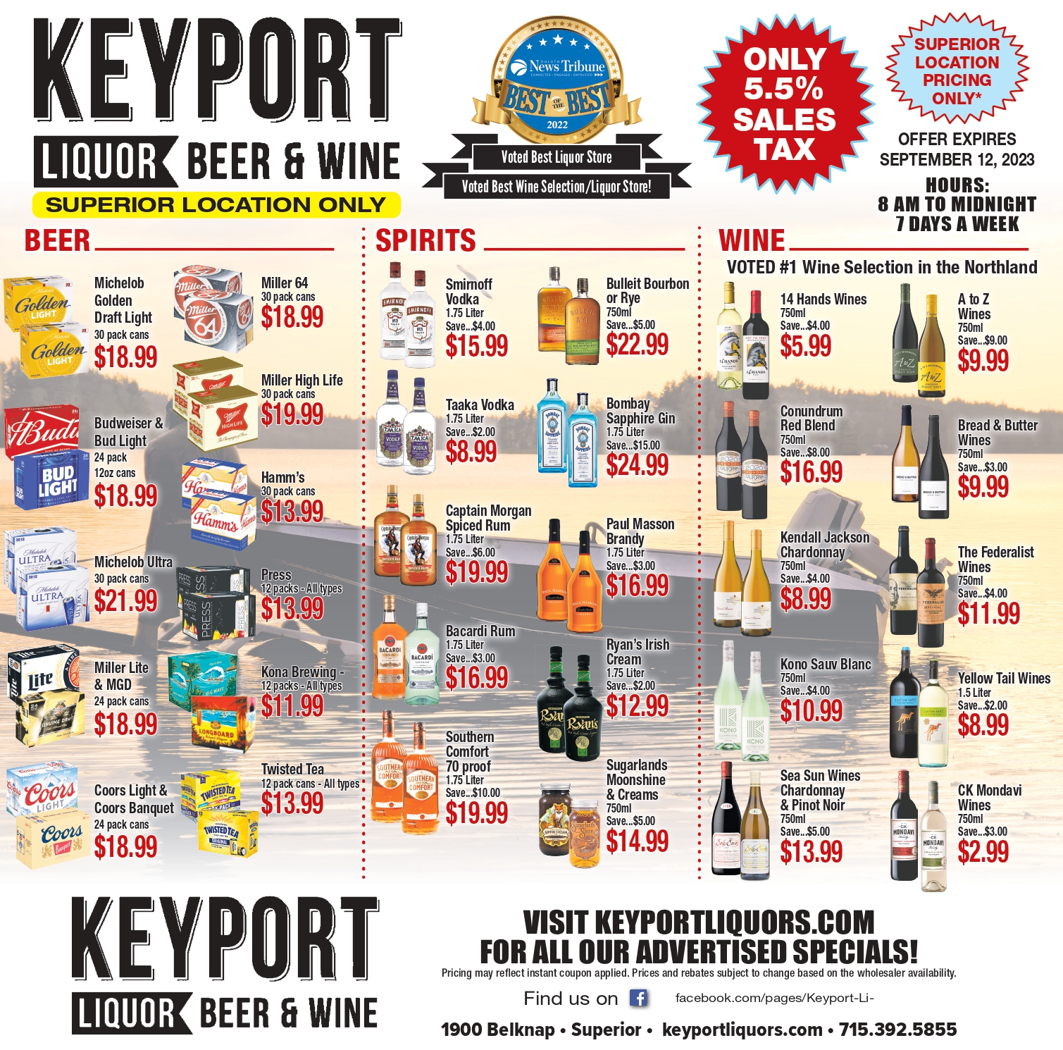 Superior Location Keyport Liquor Store, Restaurant & Lounge